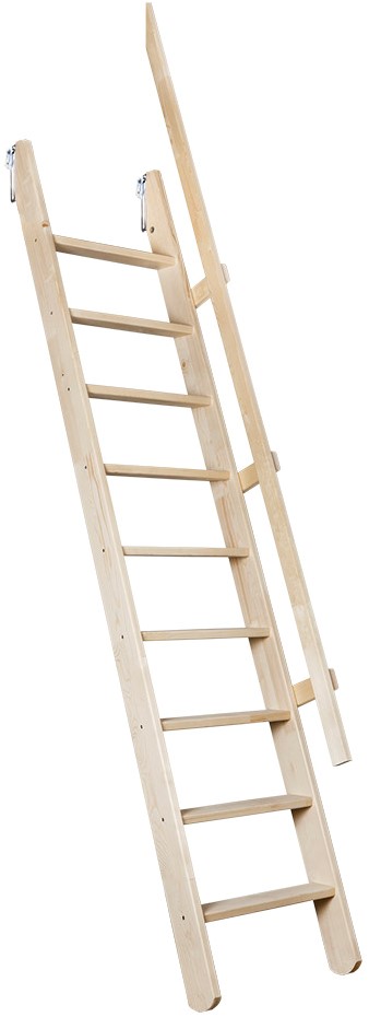 Escalier Pliable en Bois Comfort : 190 à 310 cm – Finition Naturelle -  Klapster