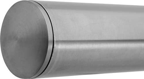 Rampe d'escalier HandyStairs en acier inoxydable - diamètre 42,4 mm - supports compris - 50 cm-2
